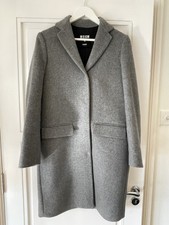 Msgm Grey Wool Coat It Size 36