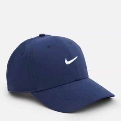 Nike Dri-FIT Structured Club Cap Snapback Adjustable Hat (M/L NAVY