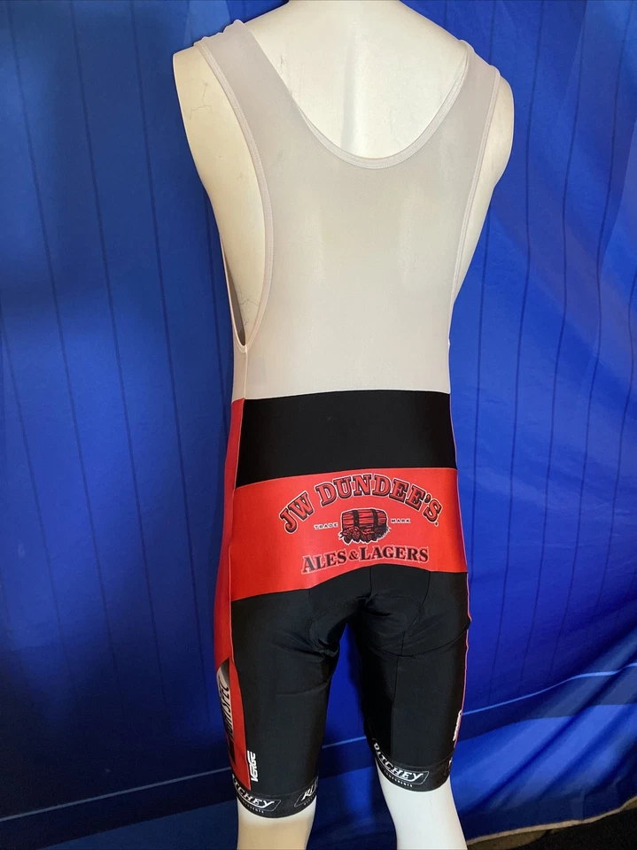 Verge JW Dundees Ales & Lagers Cycling Padded Bib Bicycle Shorts, Mens XXL / 2XL - Image 4 of 4