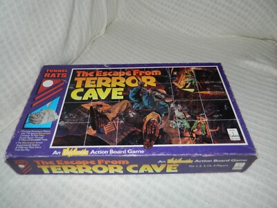 1990 Cadaco Escape from Terror Cave Board Game *READ*
