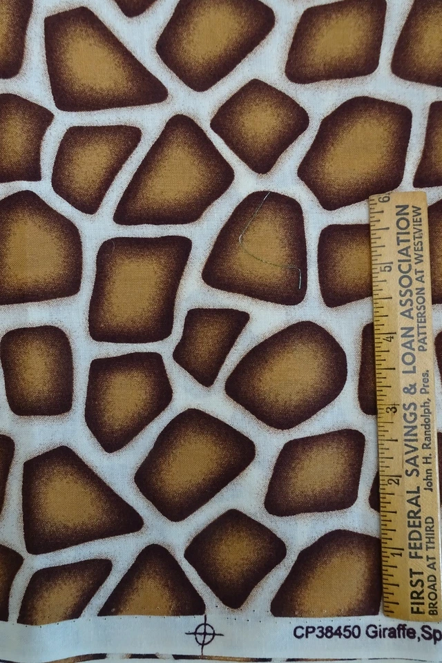 Cotton Fabric 2 yds x 44" Springs Creative Prod Giraffe Jungle Animal Print - Image 2 of 4
