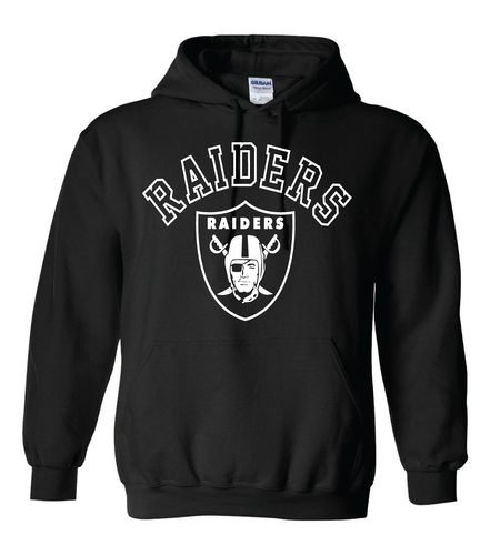 Felpa con cappuccio Las Vegas Raiders con logo - tutti i colori di design + taglie S-5XL - Foto 6 di 10