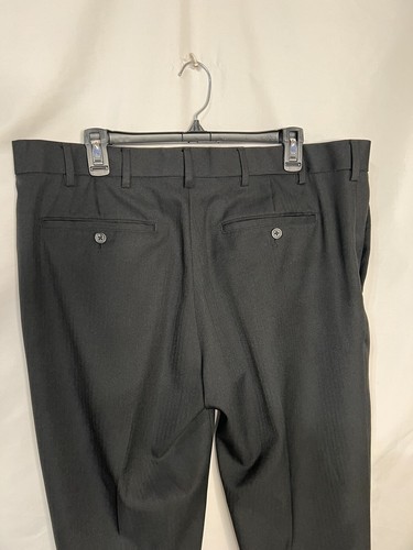 Van Heusen Pants Adult 38x29 Black Suit Casual Slacks Workwear Office Dress - Picture 8 of 8