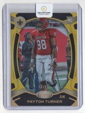 2021 Panini Certified Rookie Mirror Gold Payton Turner Rookie 13/25 #154 New