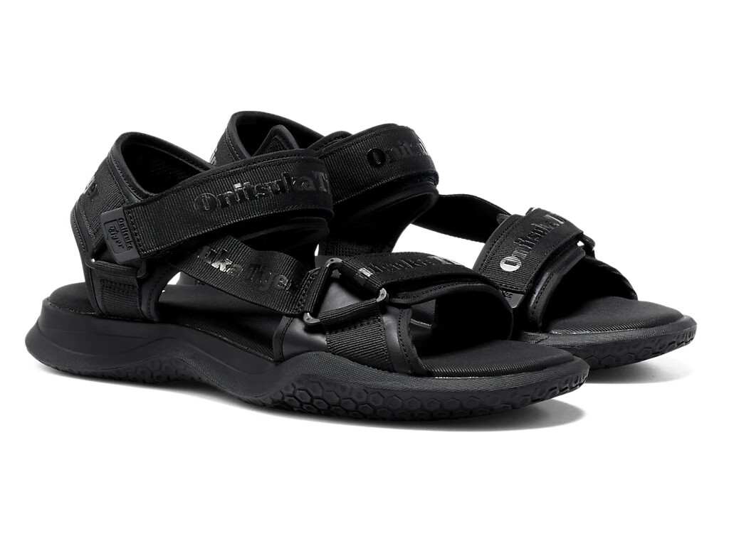 ■LUMEN■ Obori Strap 1183B305_002 Asics Onitsuka Tiger OHBORI STRAP 1183B305 002 BLACK/BLACK