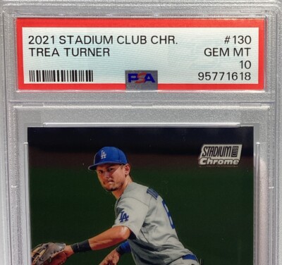 スポーツ選手 topps now trea turner psa10 Trea Turner PSA 10 -2021 Topps Stadium Club Chrome -Phillies
