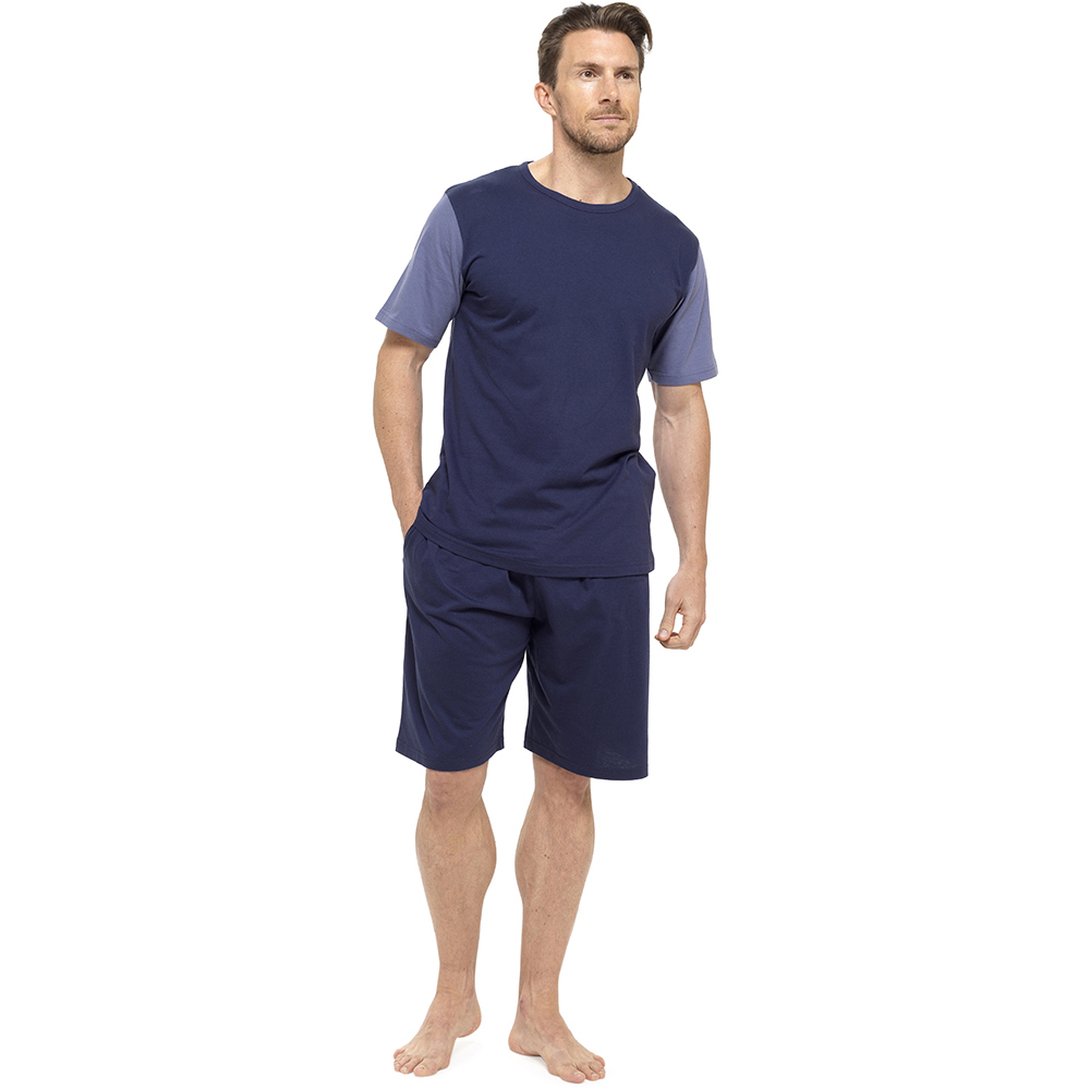 Mens Pyjamas Shorts Set Short sleeve Night Pj Sleepwear Loungewear S TO