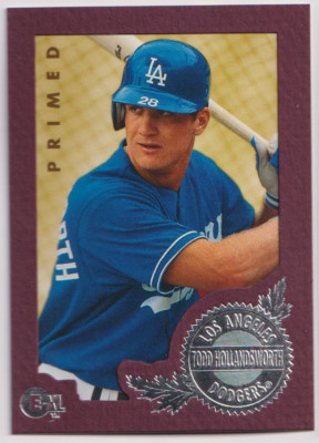 1996 Fleer E-XL #209 Todd Hollandsworth RC Los Angeles Dodgers