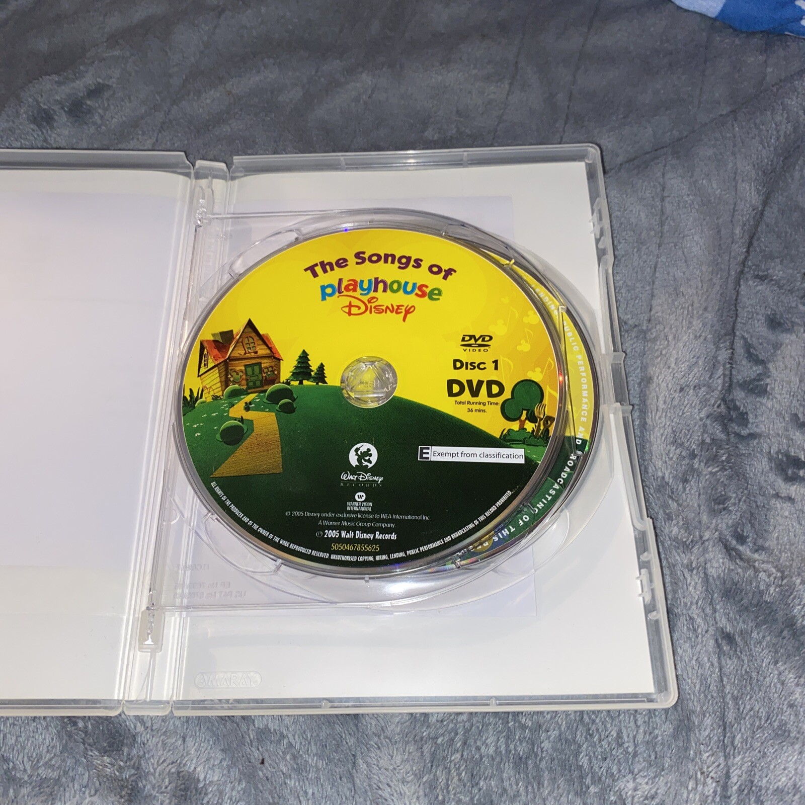 The Songs Of Playhouse Disney DVD+CD Very Rare 100 Tested Working Hard