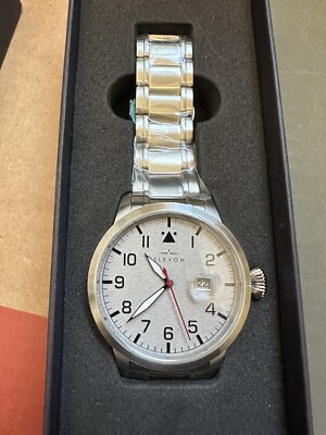 Elevon ELE124-3 Stealth Grey Dial Men's Watch Stainless
