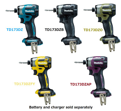 Makita TD173D Series Impact Driver 18V Body Tool Only select color