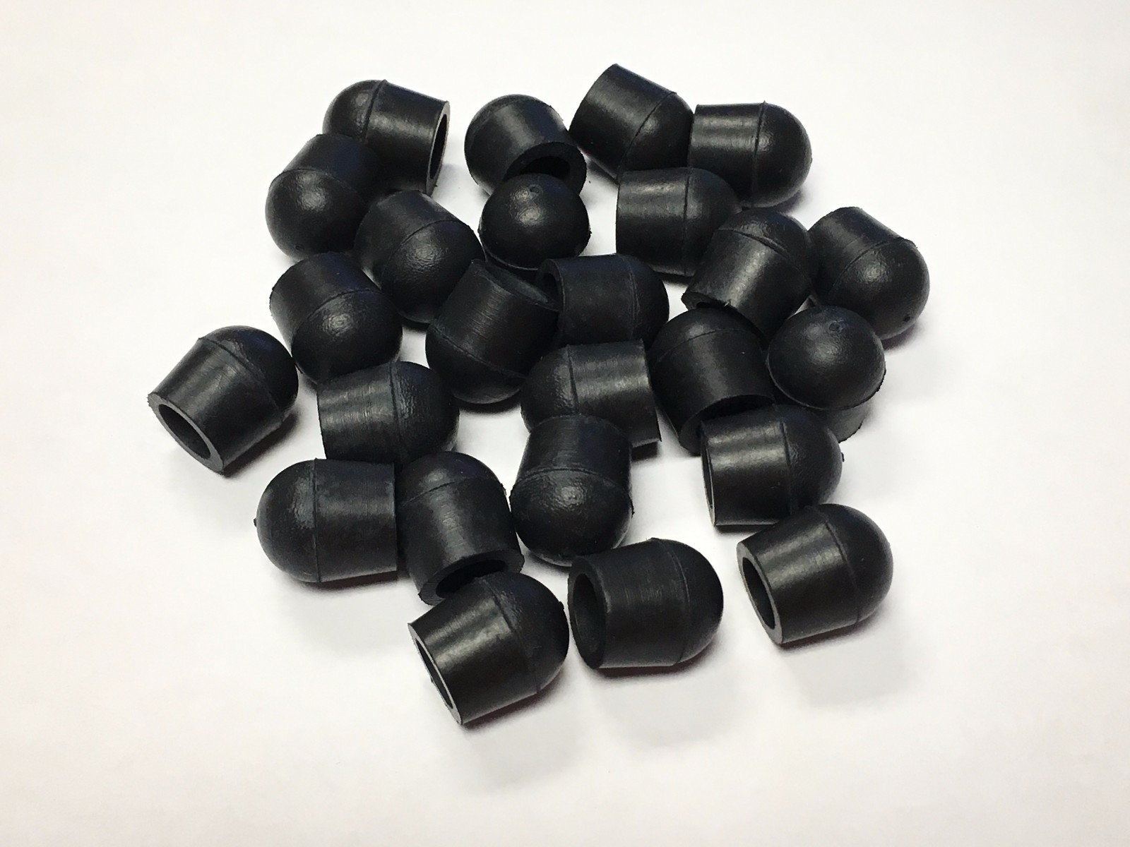 25 PACK RUBBER VACUUM CAPS DIAMETER ; AUTO REPAIR CARBURETOR MANIFOLD C 6.51