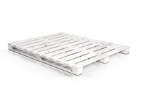 WeißEs Palettenbett Futonbett Massivholzbett Doppelbett Bett Paletti 160X200 Cm