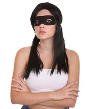 Womens Superhero Wig  Wig with Mask Set  TV/Movie Wigs Multiple Colors