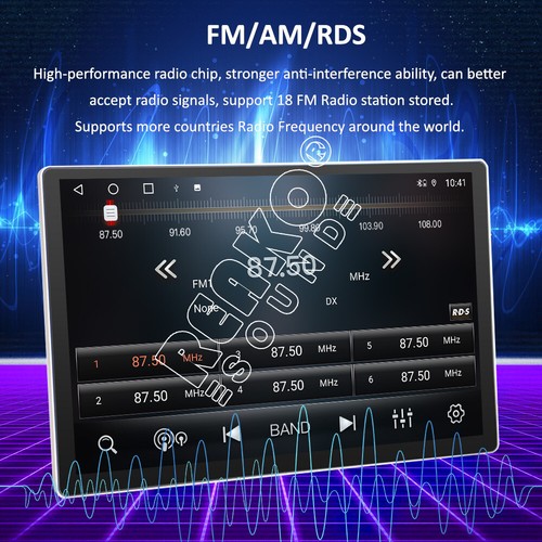 13.1''Android 13 8 CORE 4+64GB Car radio stereo 4G DSP Carplay QLED Screen 4GLte - Picture 16 of 22