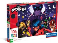 Miraculous Ladybug Cat Noir Kinder Puzzle 104 Teilig