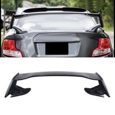 Rear Spoiler Fits 2011-2016 Scion Tc Paintable Black Abs Pedestal