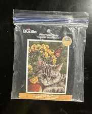 Unused Bucilla Counted Cross Stitch Kit Afternoon Nap