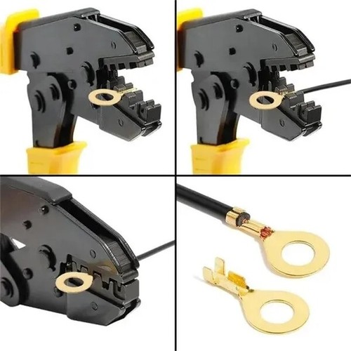 150PCS/Box M3/M4/M5/M6/M8/M10 Ring Lugs Eyes Copper Crimp Terminals - Picture 8 of 15