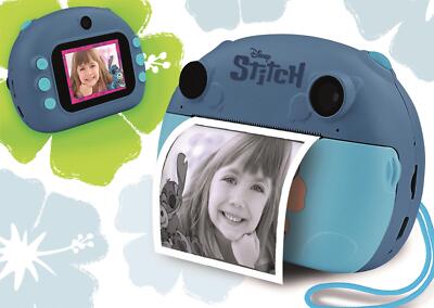 Disney Stitch Sofortbildkamera Fotos erstellen und drucken mit lustigen Effekten