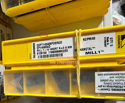 KENNAMETAL EDPT140408PDSRGD KCPM40 Face milling cutter Insert 10PCS ...