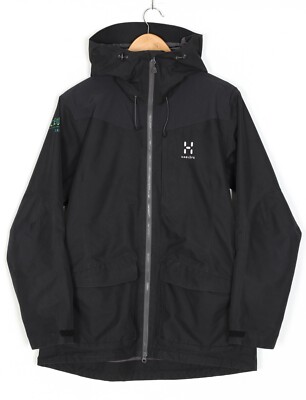 HAGLOFS RIDGE GORE-TEX Jacket Women Size M Hooded Mid Length