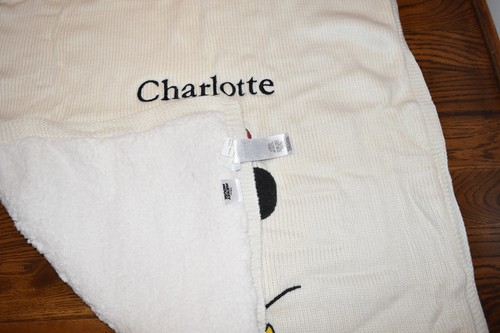 Keramikscheune Kinder Disney Minnie Maus Erbstück Baby Decken Charlotte Monogramm - Bild 4 von 4