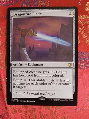 Dragonfire Blade Tarkir Dragonstorm Magic The Gathering MTG Rare Card