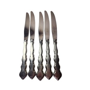 ONEIDA Distinction Deluxe Stainless HH Valerie 9 1/8" Dinner Knives Set of 5