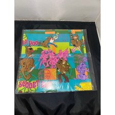 Vintage Scooby-Doo Hallmark Gift Wrap 2 Sheets 20x30 Mystery Machine 2000 New