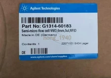 1PCS New Agilent flow-through cell G1314-60183