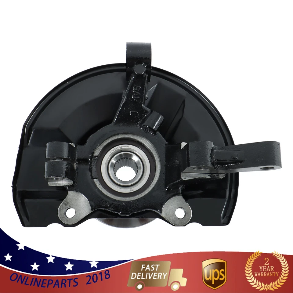 Conjunto de nudillo y cojinete de buje de dirección del conductor delantero para Mitsubishi Outlander 07-18 Foto 2 de 4