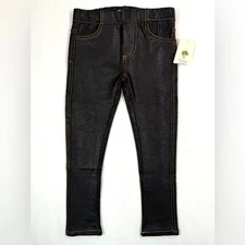NWT TUCKER & TATE Girls Black Pull On Jeggings 4 Stretch Comfy Back to School