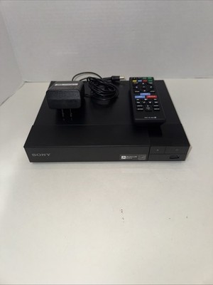 Sony BDP-S3700 Wi-Fi Blu-Ray DVD Player w/ OEM Remote, AC Adapter TESTED W/PVR