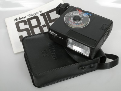 Nikon Speedlight SB-15 Blitzgerät Flash SB15 TOP + Anltg. + Ta. SS-15 instruc