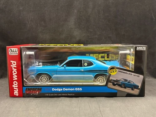 Auto World 1:18 Scale 1972 Dodge Demon GSS Mecum Auctions Ltd. Edition AMM1345