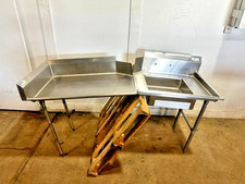 H.D COM S.S LEFTSIDE CLEAN TABLE & RIGHT SIDE DIRTY TABLE W/SINK FOR DISHWSHER