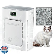 Pet Air Purifier for Home Large Room 2500 sq ft, H13 HEPA Washabl