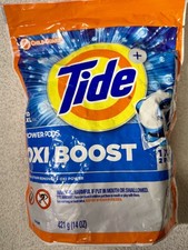 Tide Pods Plus Oxi Boost 10 XL Pacs 14oz Laundry Detergent Sealed