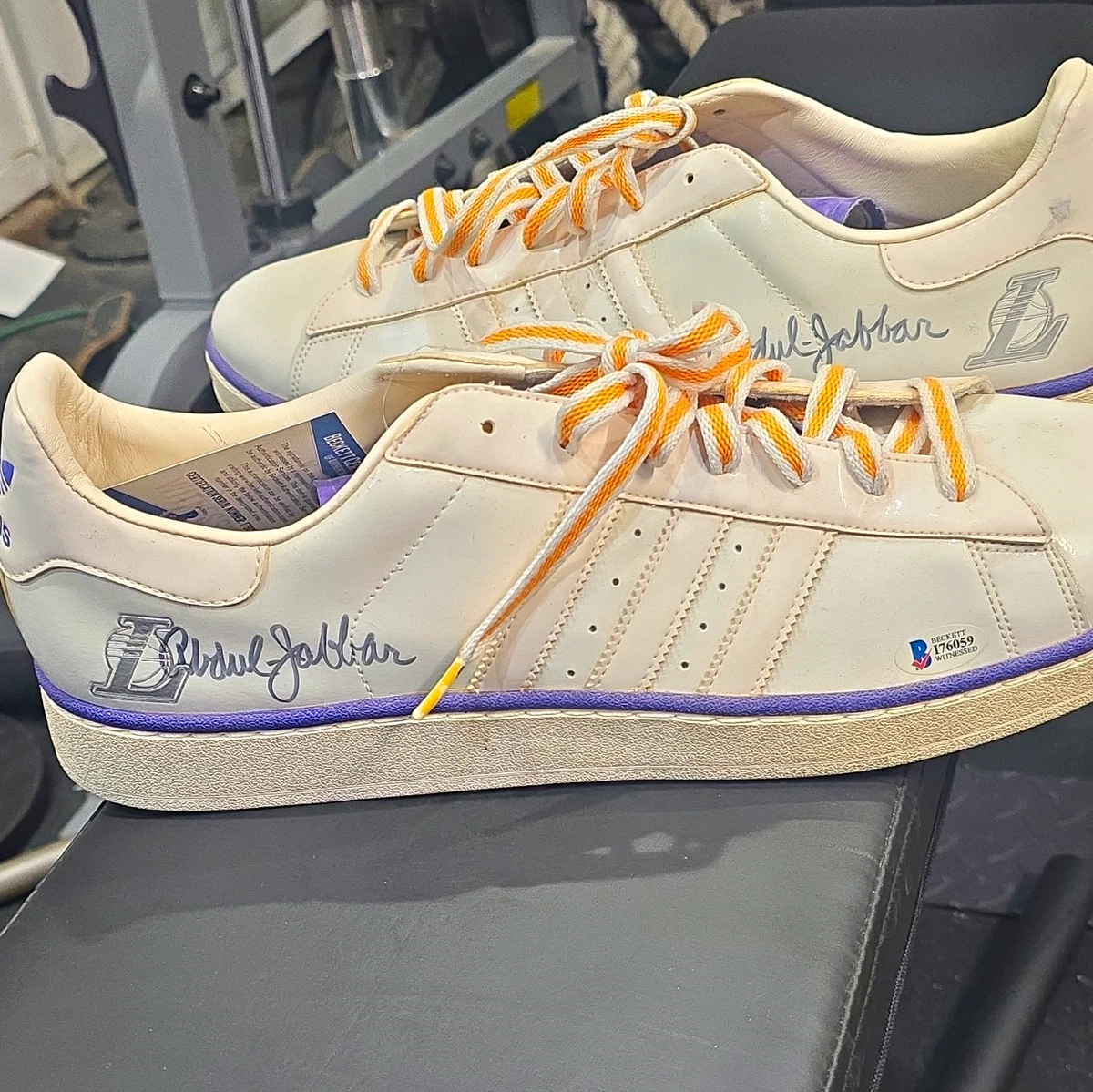 adidas Kareem Abdul-Jabbar Los Angeles Lakers Sports Fan Apparel