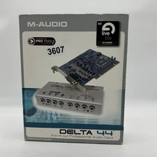 M-Audio Delta 44 MP02-00205 4-in/4-out PCI Pro Audio Interface Card 24-bit 96kHz