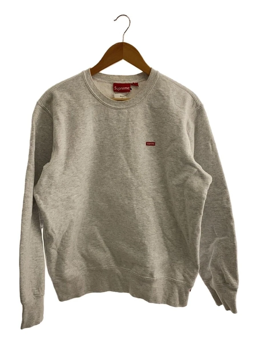 Sweat col rond Supreme petite boîte gris M Occasion