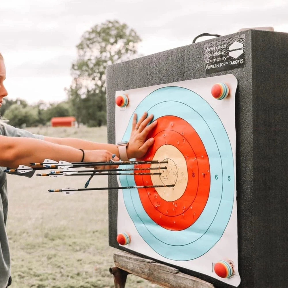 Archery Target - 24" High-Density Big Block Foam Target for Broadheads and Fi... - Thumbnail 4