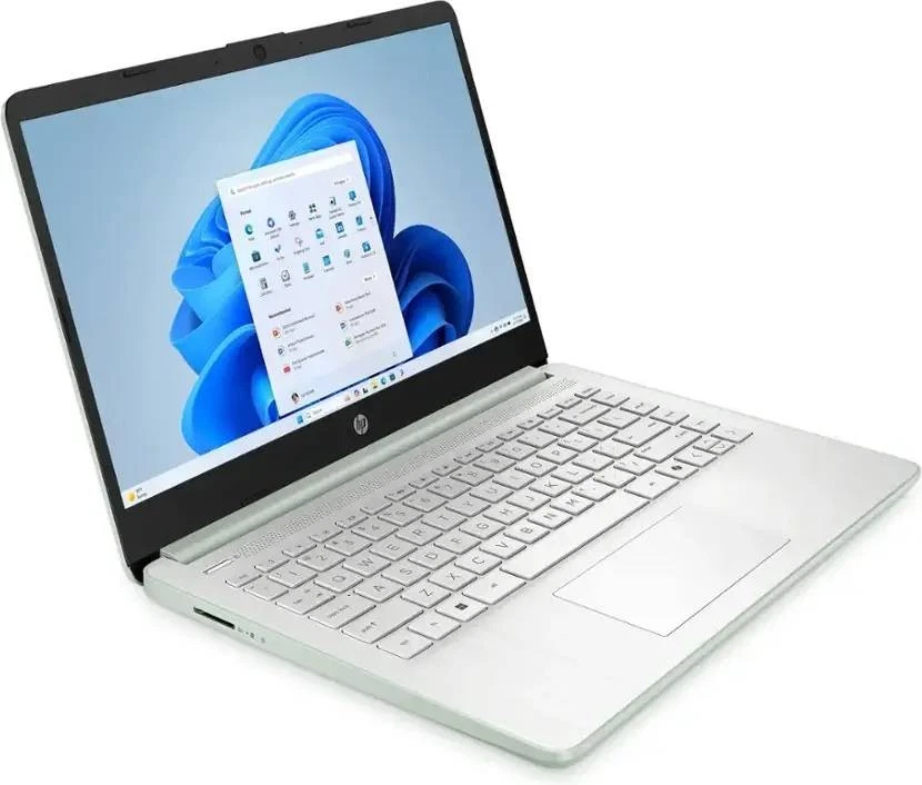 Portátil HP 14-dq6013dx 14" Intel N150 4GB DDR4 128GB UFS W11H, verde sauce