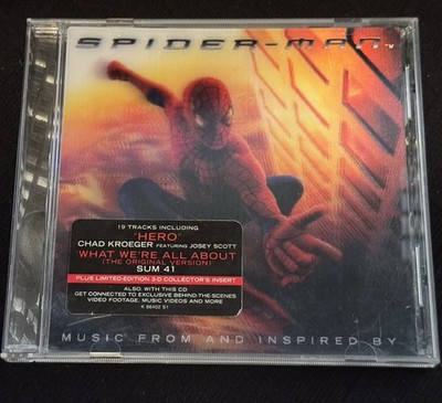 Spider-Man Soundtrack CD 2002 Original Motion Picture Rock Sony Sticker