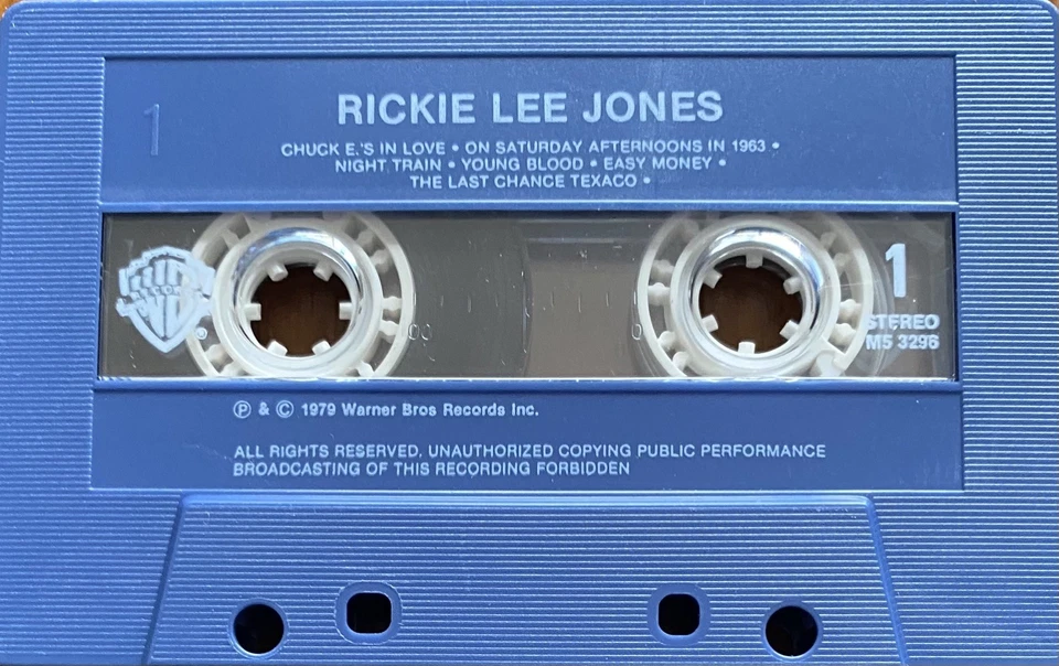 Rickie Lee Jones Self Titled Indonesian Cassette - Image 3 of 4