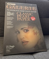 Ilford Galerie Classic Pearl Inkjet Photo Paper 11x17", 25 Sheets 