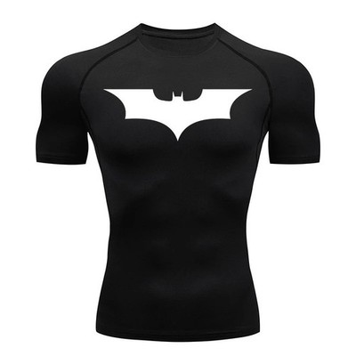 Batman Kompressionsshirt Rashguard Compression Shirt Gym MMA Fitness Sport
