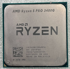 AMD Ryzen 5 PRO 3400G 3.70GHz Socket AM4 Desktop CPU Processor YD340BC5M4MFH