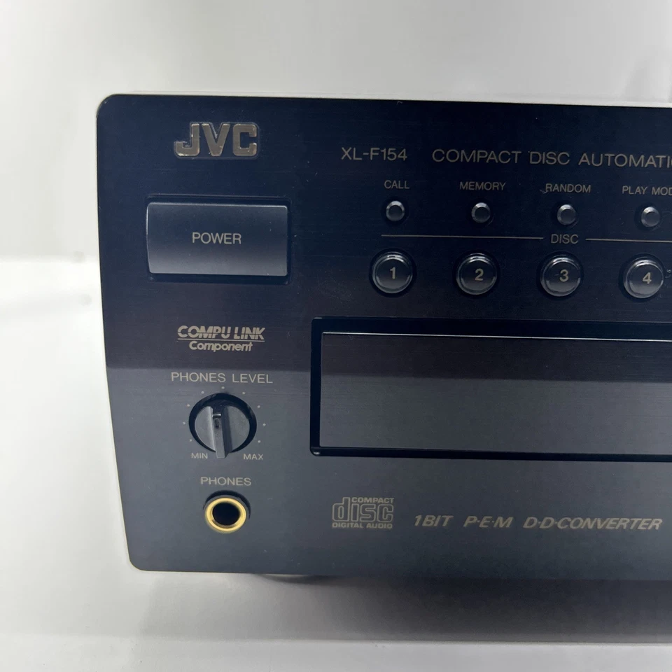 UNTESTED JVC XL-F154 CD Player 5 Disc Carousel / Changer-No Remote- *READ - Image 2 of 4